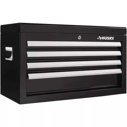 26 IN. W 4-DRAWER TOOL CHEST IN GLOSS BLACK