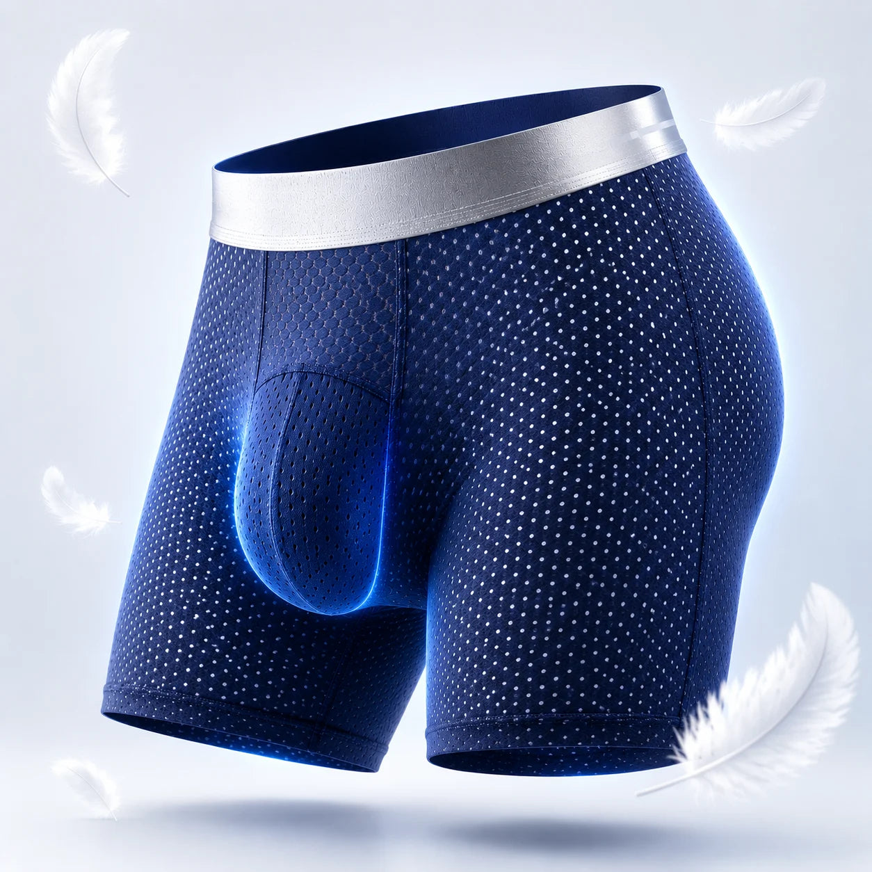 🔥 BEST DEAL 80% OFF TODAY🔥 2026 HOT SALE  AirFlexTM Premium Leakproof IceSilk Mesh Men's Boxer-180 Days free return