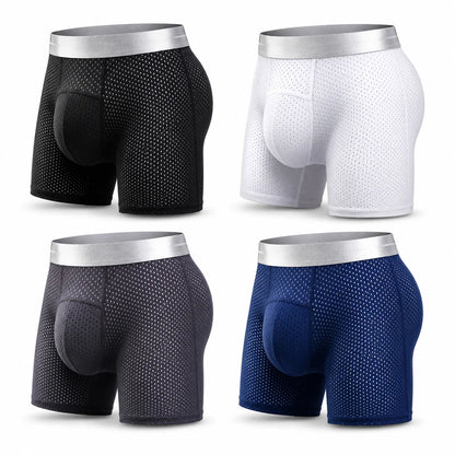 🔥 BEST DEAL 80% OFF TODAY🔥 2026 HOT SALE  AirFlexTM Premium Leakproof IceSilk Mesh Men's Boxer-180 Days free return