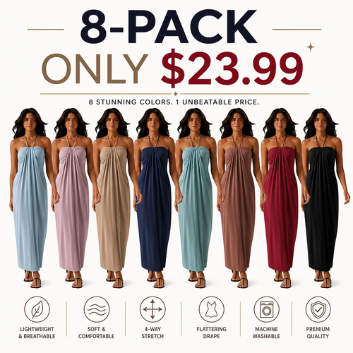 Halter Tie Back Maxi Dress with Pockets