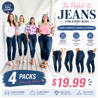 4-Pack $19.99(ALL Colors)Vintage Dark Wash