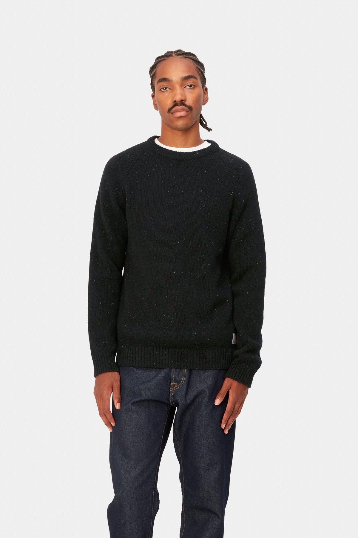 Anglistic Sweater | Black Speckled