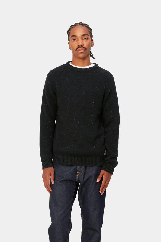 Anglistic Sweater | Black Speckled
