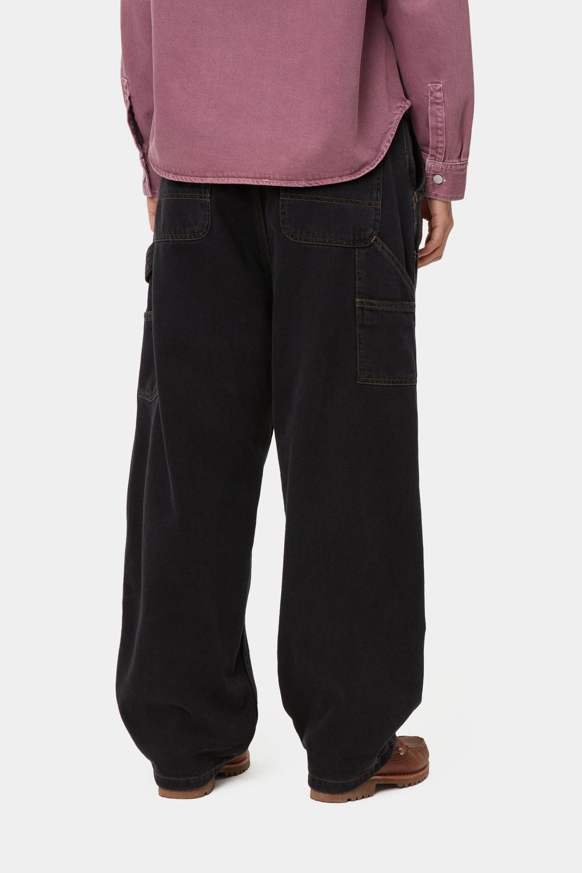 Women’s Brandon Double Knee Pant | Black (stone washed)