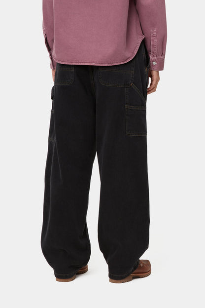 Women’s Brandon Double Knee Pant | Black (stone washed)