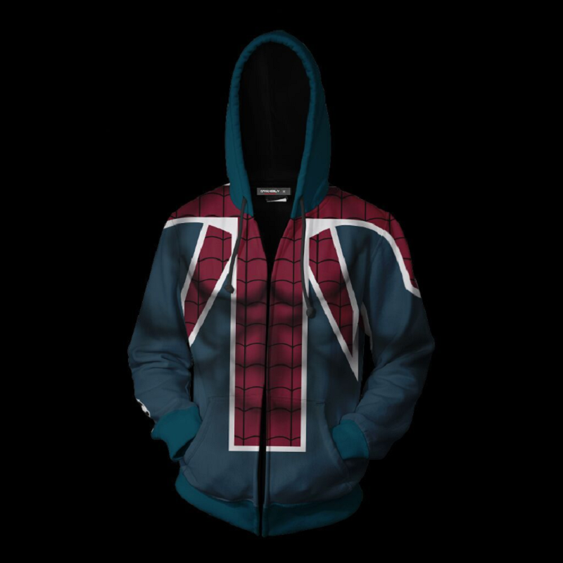 Avengers Spider-Man Hoodie - Zip Up Hoodie MZH806