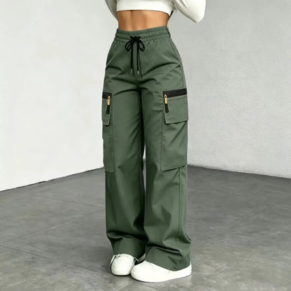 ⚡FINAL SALE 🔥Women’s lightweight loose cargo pants with multiple pockets