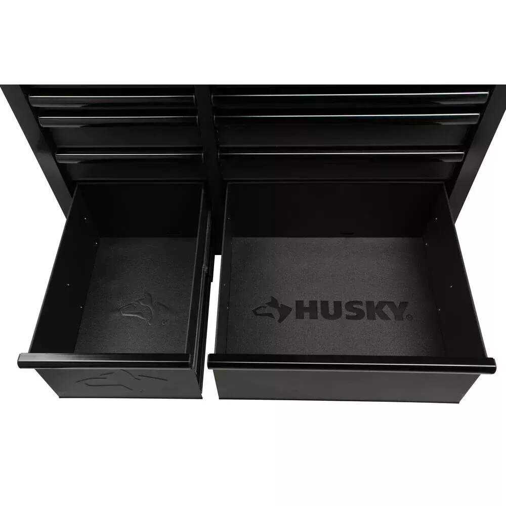 INDUSTRIAL 41 IN. W X 21.5 IN. D 11-DRAWER ROLLING CABINET TOOL CHEST IN MATTE BLACK