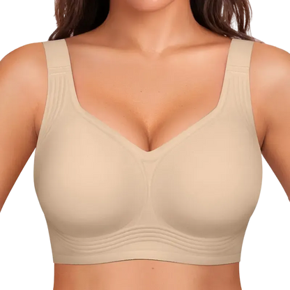 Seamless Deep V Push-Up Wireless Bra