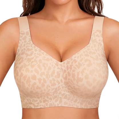 Seamless Deep V Push-Up Wireless Bra