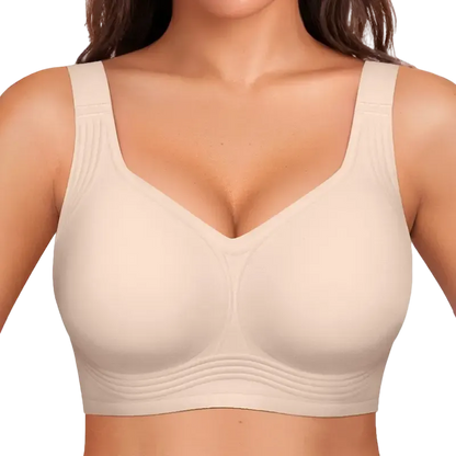 Seamless Deep V Push-Up Wireless Bra