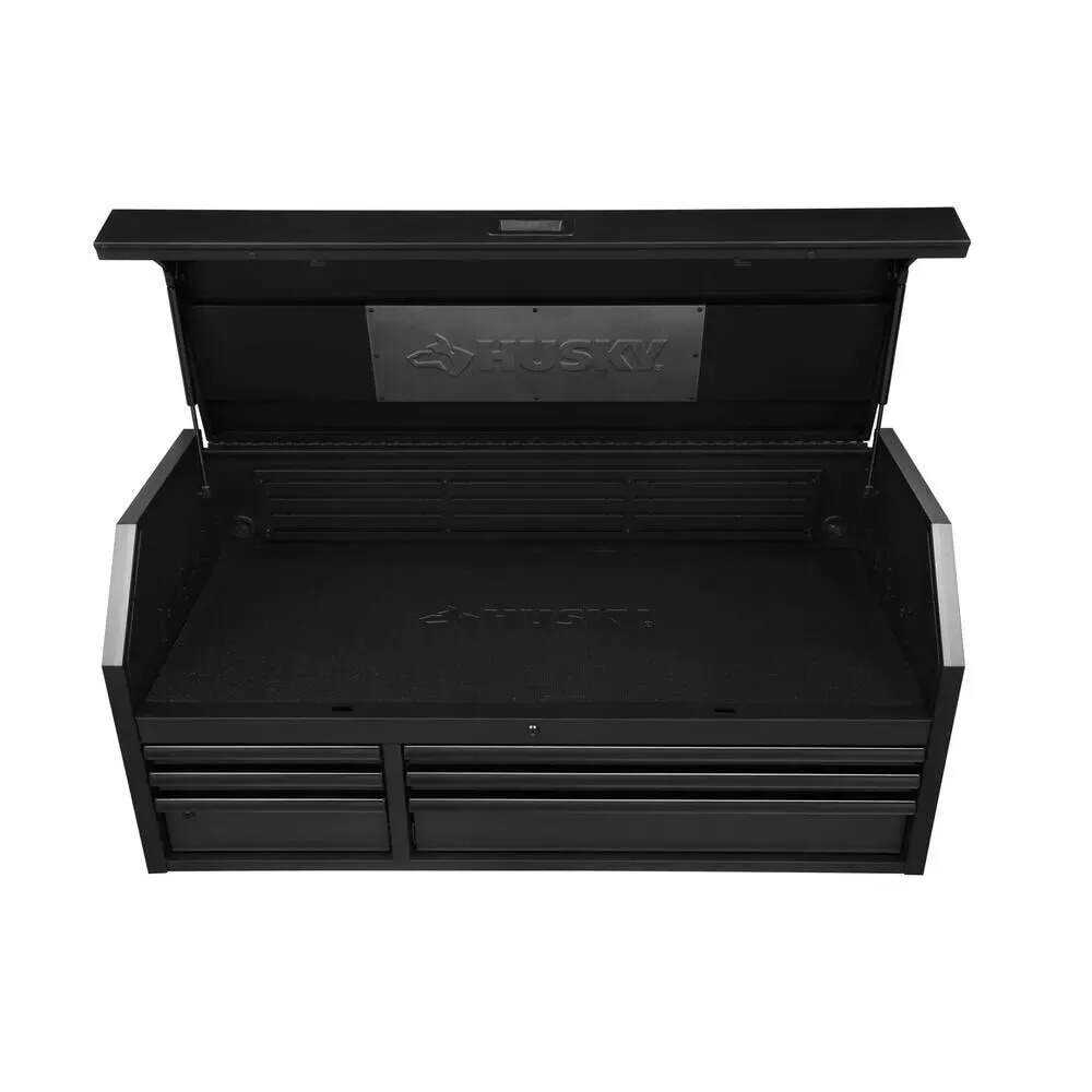 HEAVY-DUTY 52 IN. W 6-DRAWER, DEEP TOOL CHEST IN MATTE BLACK