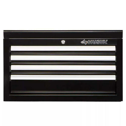 26 IN. W 4-DRAWER TOOL CHEST IN GLOSS BLACK