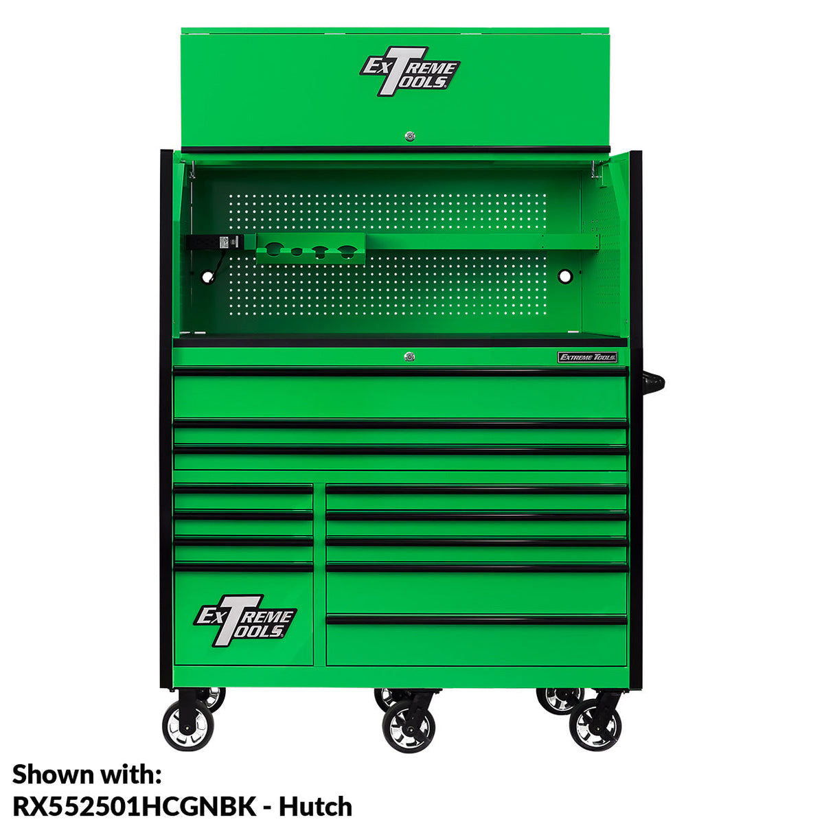 Extreme Tools RX Series 55” 12 Drawer Roller Cabinet with 150 lbs. Slides
