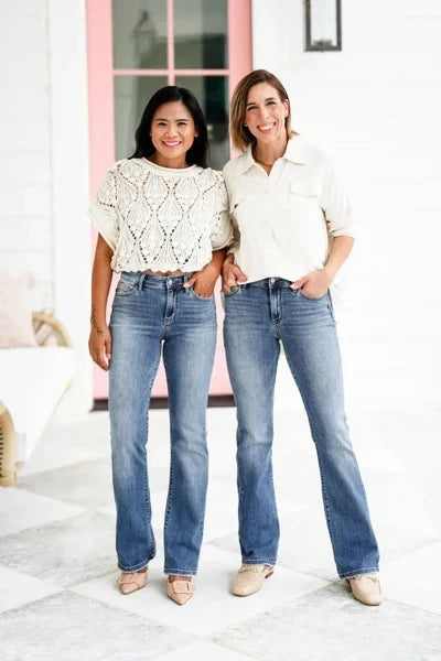 ✨HOT SALE 80% OFF👖New Tummy Control Bootcut Jeans