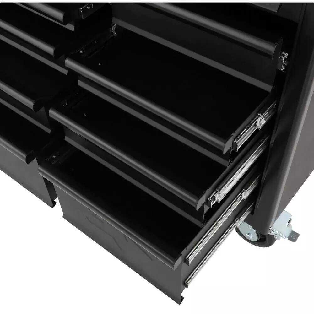 HEAVY-DUTY 60 IN. W 10-DRAWER, DEEP TOOL CHEST MOBILE WORKBENCH IN MATTE BLACK