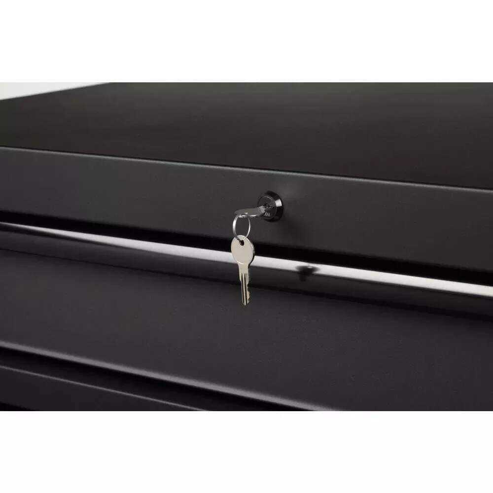 INDUSTRIAL 41 IN. W X 21.5 IN. D 11-DRAWER ROLLING CABINET TOOL CHEST IN MATTE BLACK