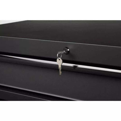 INDUSTRIAL 41 IN. W X 21.5 IN. D 11-DRAWER ROLLING CABINET TOOL CHEST IN MATTE BLACK