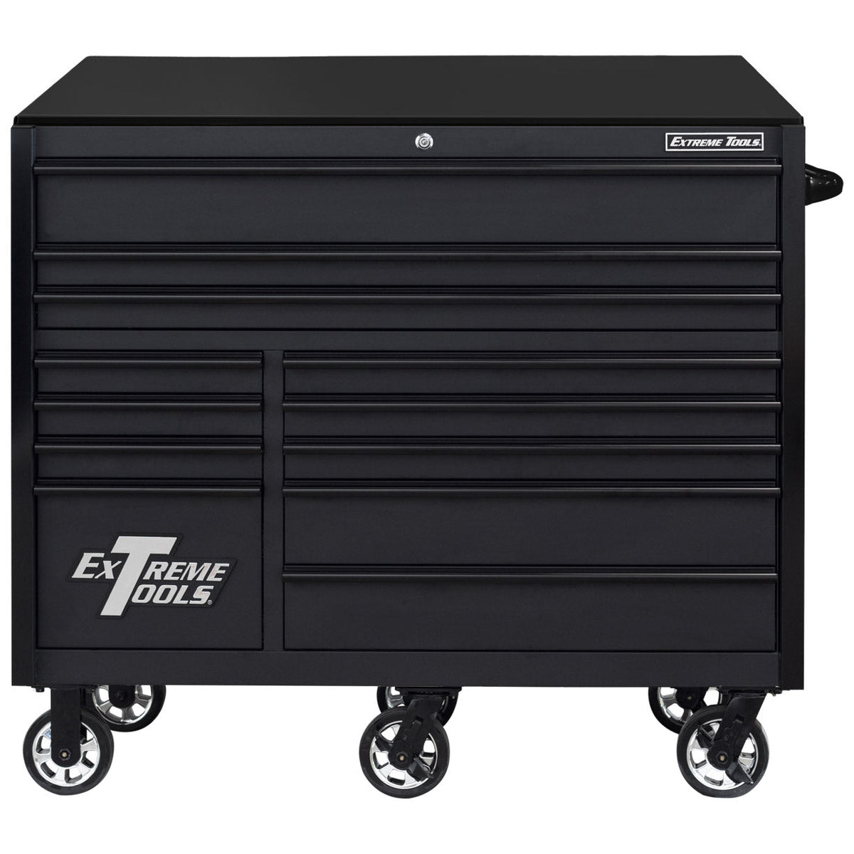 Extreme Tools RX Series 55” 12 Drawer Roller Cabinet with 150 lbs. Slides