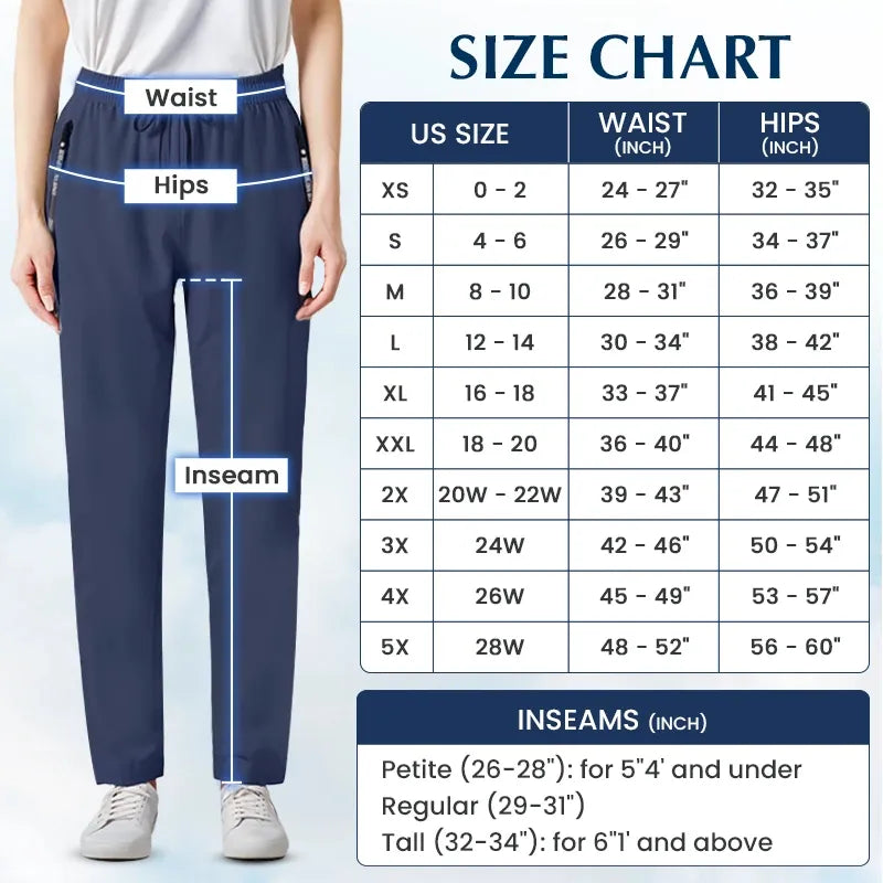 Women's Ultra Stretch Ice Silk Comfort Casual Pants