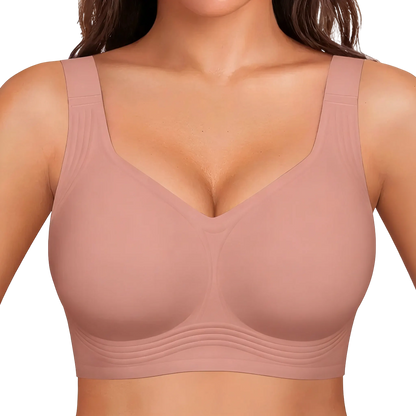 Seamless Deep V Push-Up Wireless Bra